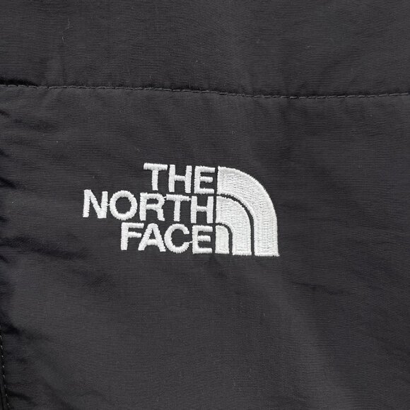 The North Face Denali Fleece Jacket White Gray Nylon Shell Panelled Medium - Picture 9 of 15